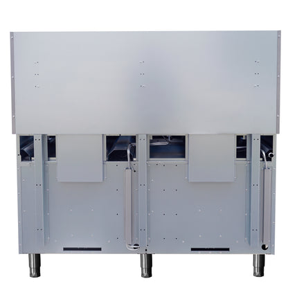 Forno Commerciale 60 Inch Stainless Steel Gas Range, 10 Burners 300,000 BTU Total, 9.3 cu.ft. Ovens