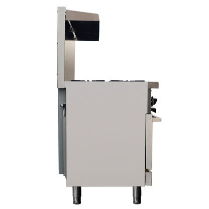Forno Commerciale 60 Inch Stainless Steel Gas Range, 10 Burners 300,000 BTU Total, 9.3 cu.ft. Ovens