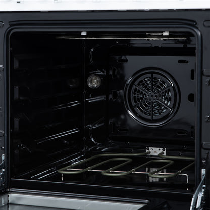 Forno Loiano 24 Inch Freestanding Electric Range in White, Canada Version, Plug and Cord Included