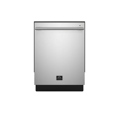 FORNO Premium 4-Piece Kitchen Bundle - 30" Electric Range, 30" Range Hood, 31" French Door Refrigerator, 24" Built-In Dishwasher, Stainless Steel - FBDL-010-01US