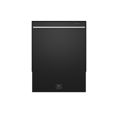 Forno Pozzo 24-Inch Built-In Tall Tub Top Control Dishwasher, Black, 49 dBA, Soil-Sensing Capable, ENERGY STAR