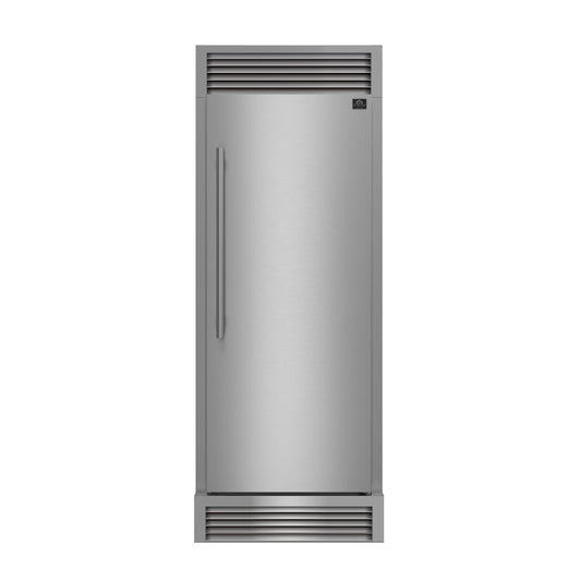 Forno Maderno 28-Inch Built-In Convertible Refrigerator, 13.6 cu.ft, Right Swing, Decorative Grill, ENERGY STAR Certified