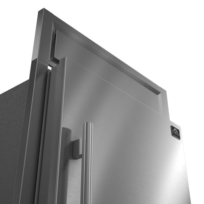 Forno Maderno 28-Inch Built-In Convertible Refrigerator, 13.6 cu.ft, Right Swing, Decorative Grill, ENERGY STAR Certified