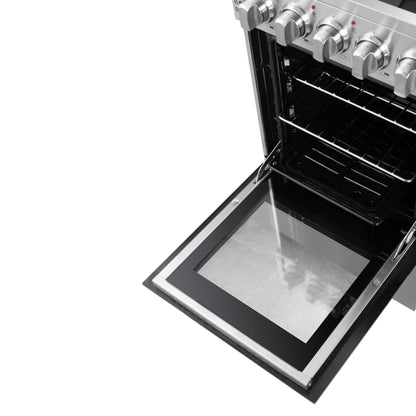 Forno Pallerano 20-Inch Freestanding Electric Range, Canada Version, Plug and Cord Included