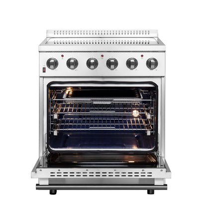 Forno Galiano 30-Inch Freestanding Electric Range, True Convection, Energy Efficient