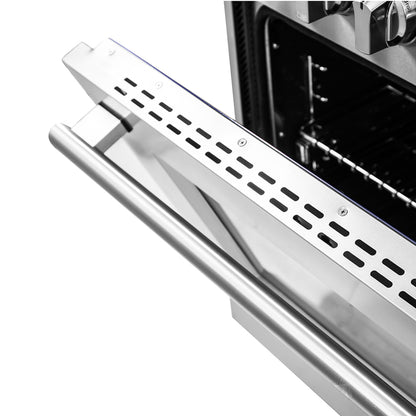 Forno Massimo 30-Inch Freestanding Gas Range, 5 Burners, True Convection Oven