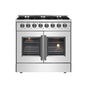 Forno Galiano 36" Freestanding French Door Dual Fuel Range