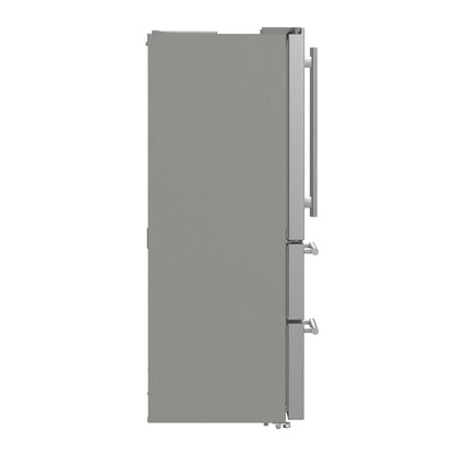 Forno Moena 36-Inch French Door Refrigerator, 19.2 cu.ft, Counter Depth, Ice Maker, Stainless Steel Interior Panel, ENERGY STAR Certified