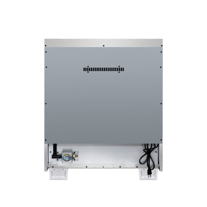 Forno Capriasca 30-Inch Freestanding French Door Gas Range, 4 Burners, Convection Oven, Energy Efficient