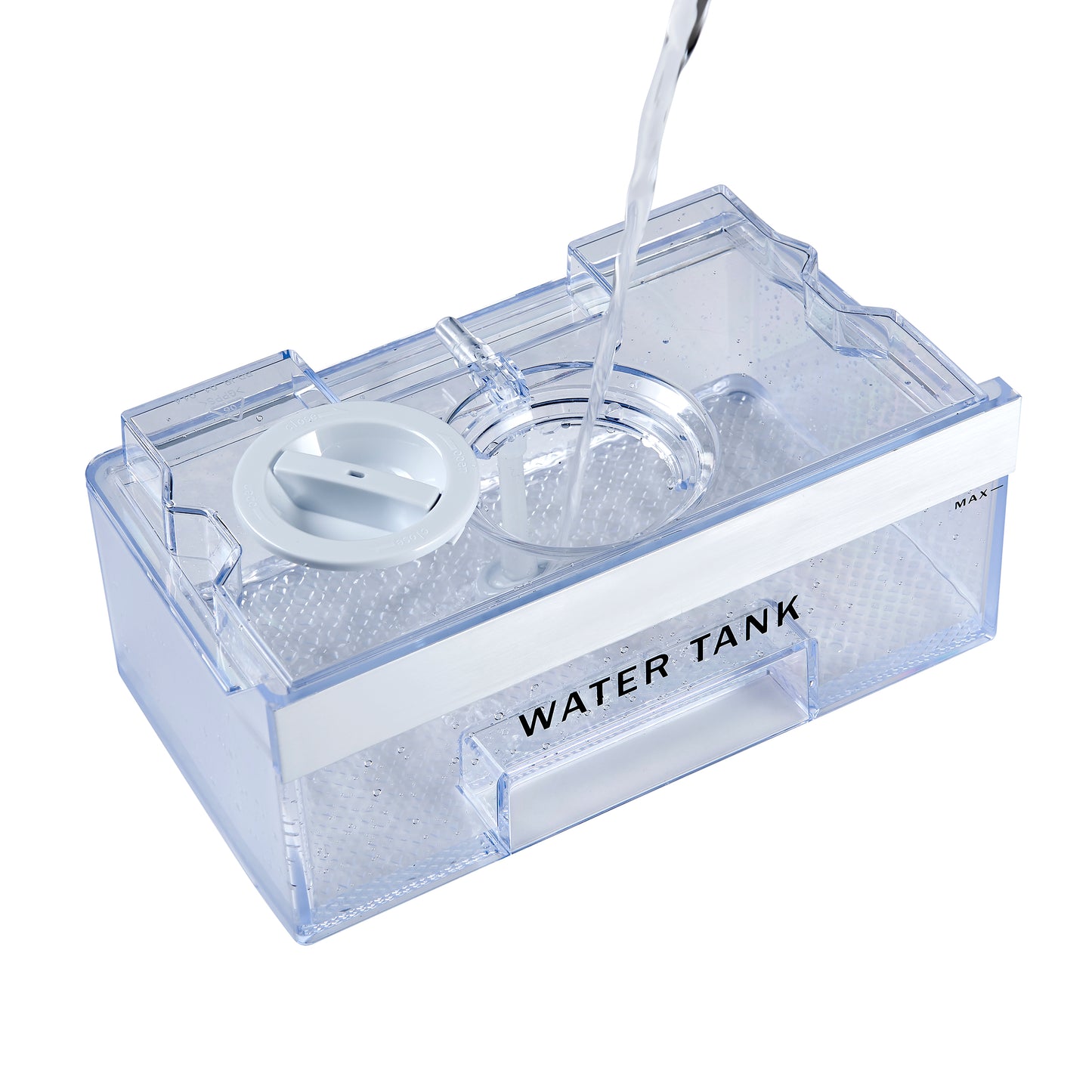 Sferico 11-in Ice Maker, Silver, 32 clear 2-in slow-melting spheres daily, stores more than 10 balls
