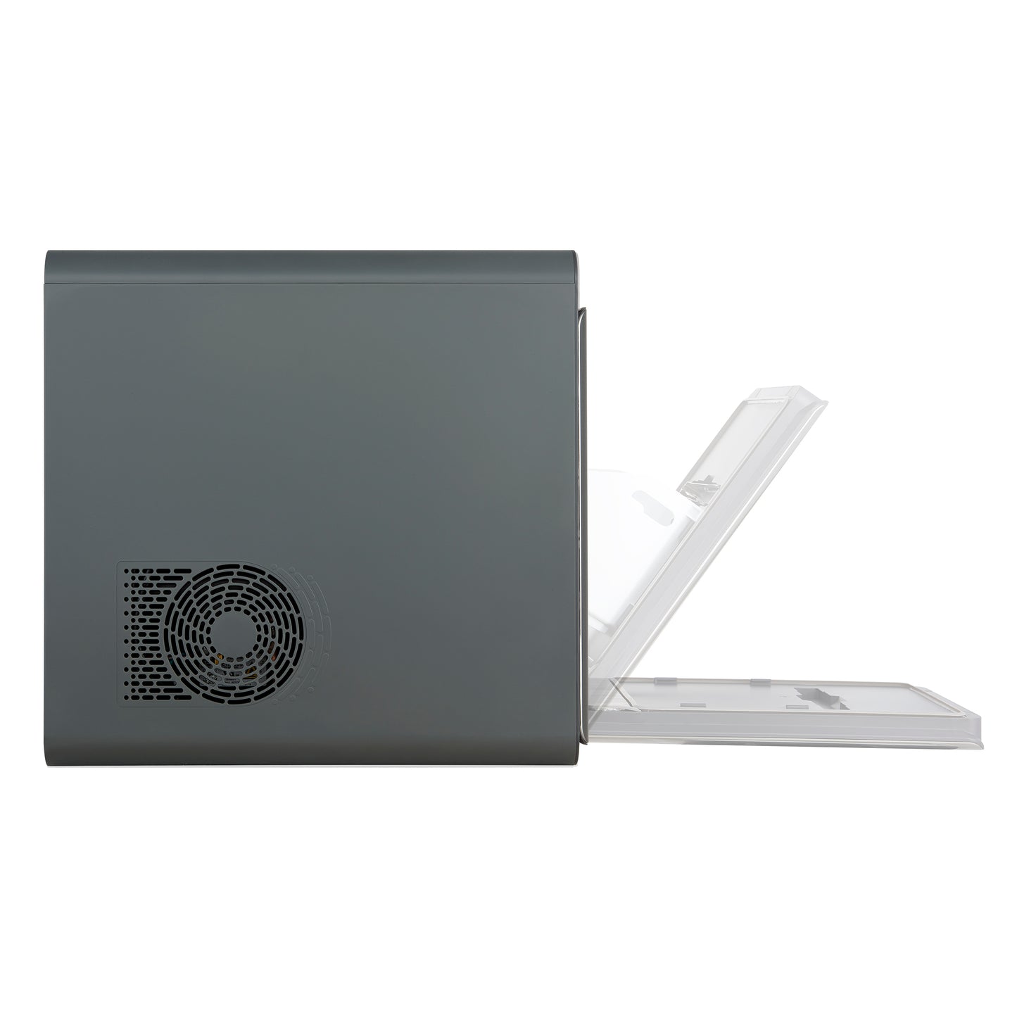 Sferico 11-in Ice Maker, Silver, 32 clear 2-in slow-melting spheres daily, stores more than 10 balls