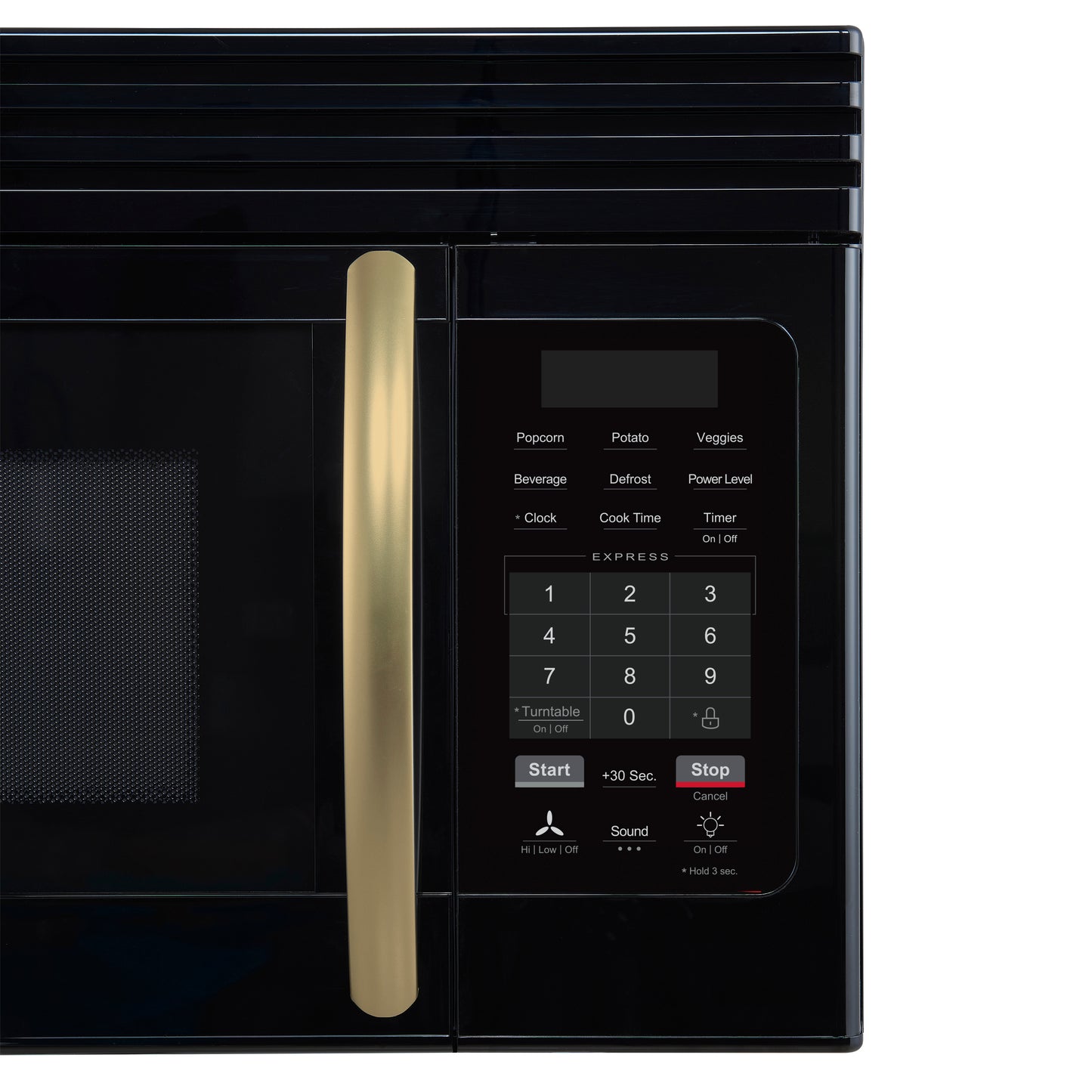 Forno Scalo 30-Inch Over the Range Microwave, Black – 1.6 cu.ft, 300 CFM Vent, Touch Control, LED Light