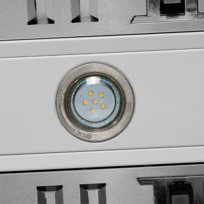 Forno Aria 60 Inch Wall-Mounted Range Hood in White