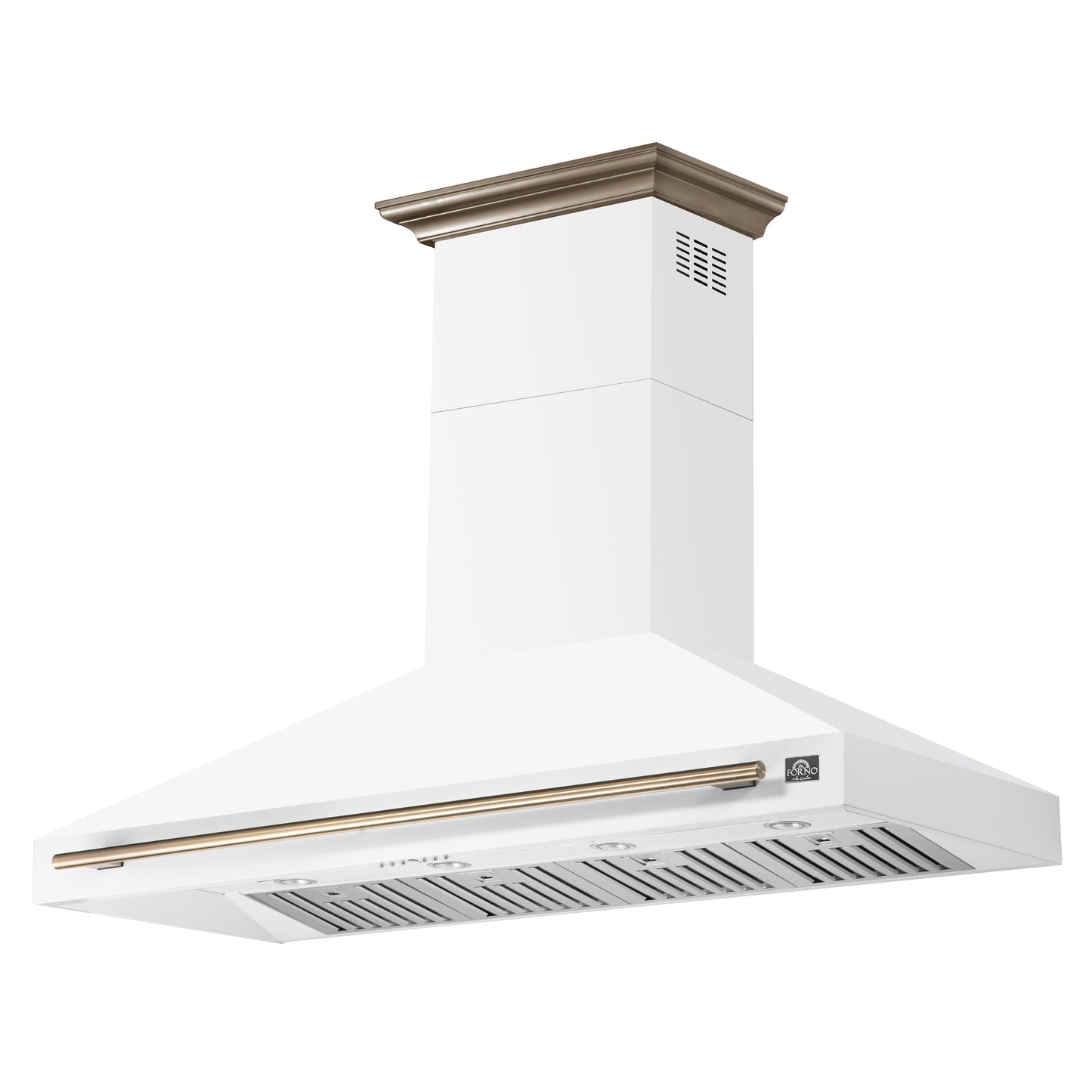 Forno Aria 60 Inch Wall-Mounted Range Hood in White
