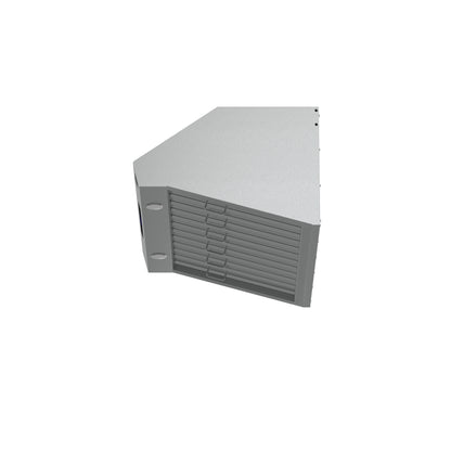 Forno Palazzo 36-Inch Wall Mounted Range Hood, Stainless Steel, Heavy Duty Baffle Filters, Remote Control