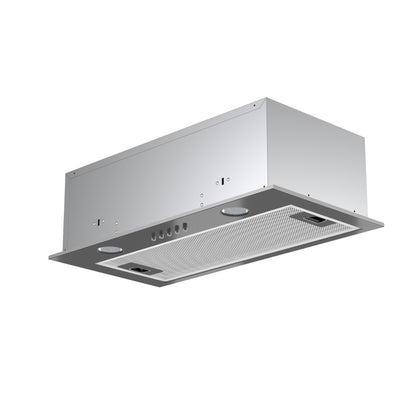 FORNO Giacomo Under Cabinet 22-Inch Insert Range Hood in Stainless Steel, 170 CFM, Aluminum Filter, Energy Efficient