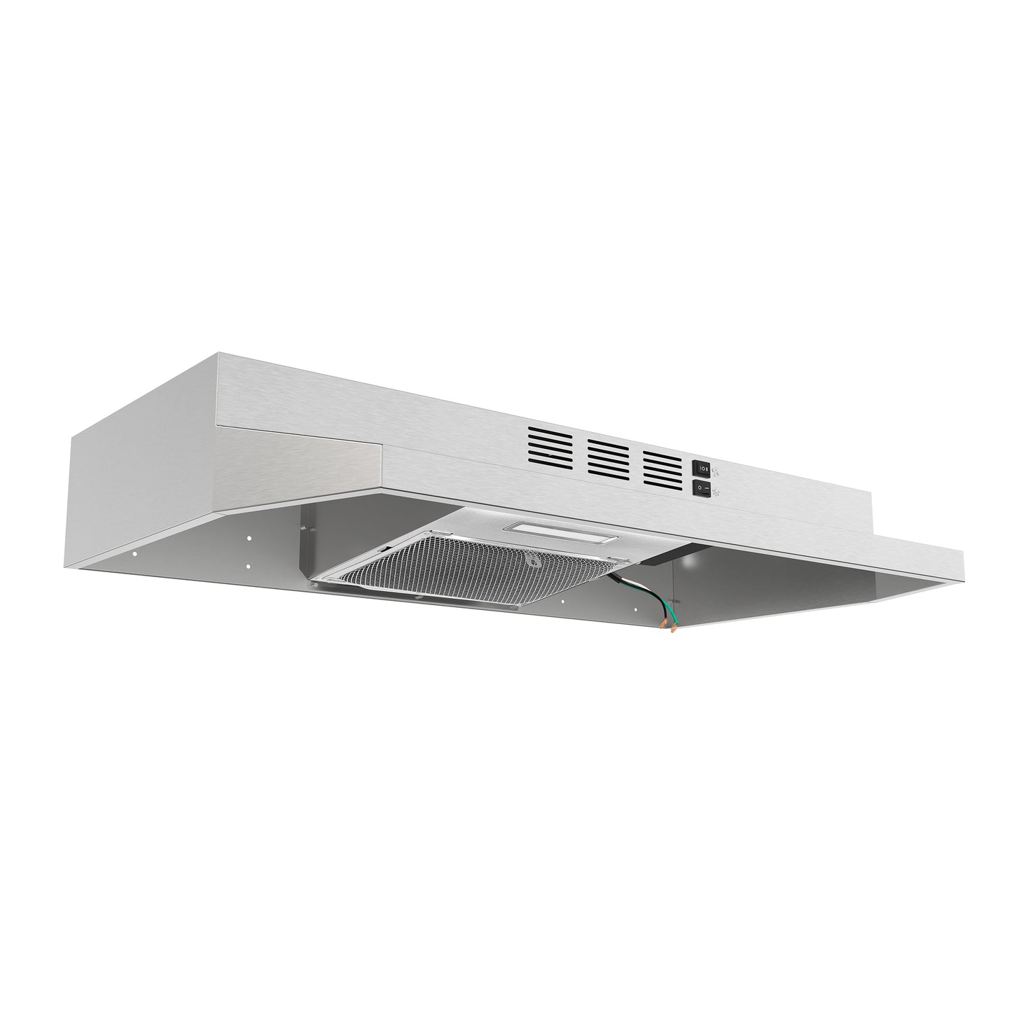Forno Cappa 30-Inch Under Cabinet Range Hood, Stainless Steel, 200 CFM, Convertible, LED Lighting