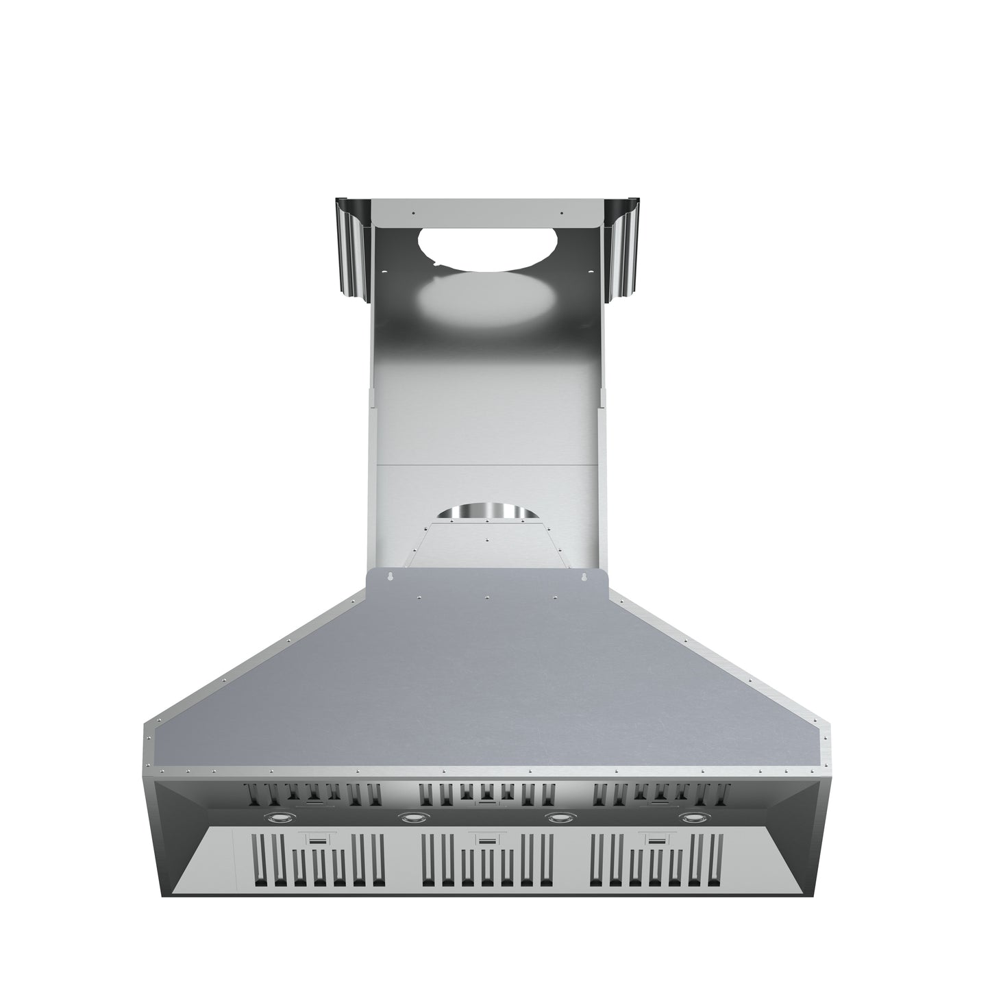 Forno Orvieto 48-Inch Wall Mount Range Hood, LED Lighting, Heavy Duty, Stainless Steel