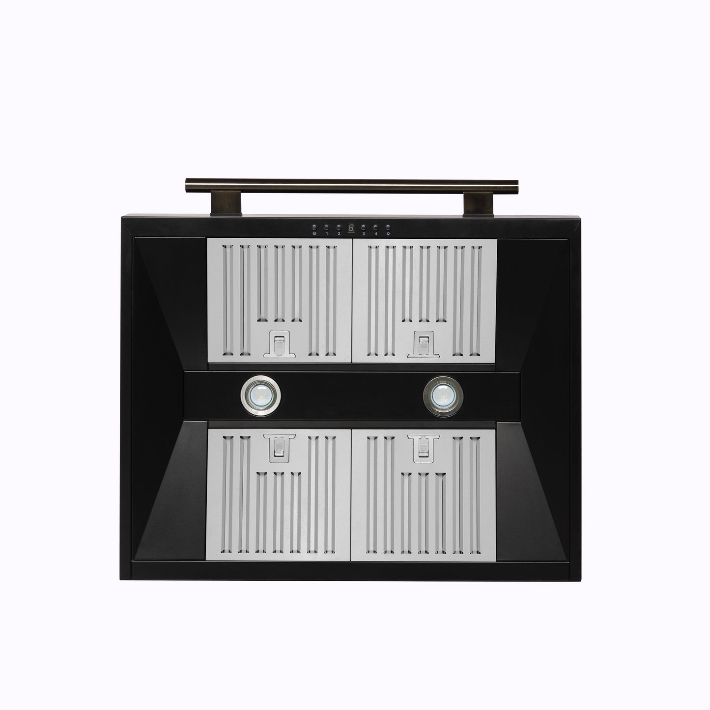 Forno Aria 30 Inch Wall-Mounted Range Hood in Black