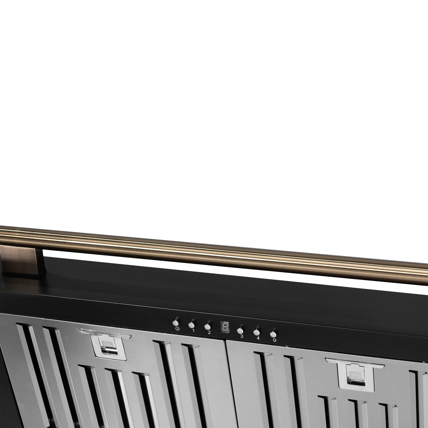 Forno Aria 36 Inch Wall-Mounted Range Hood in Black