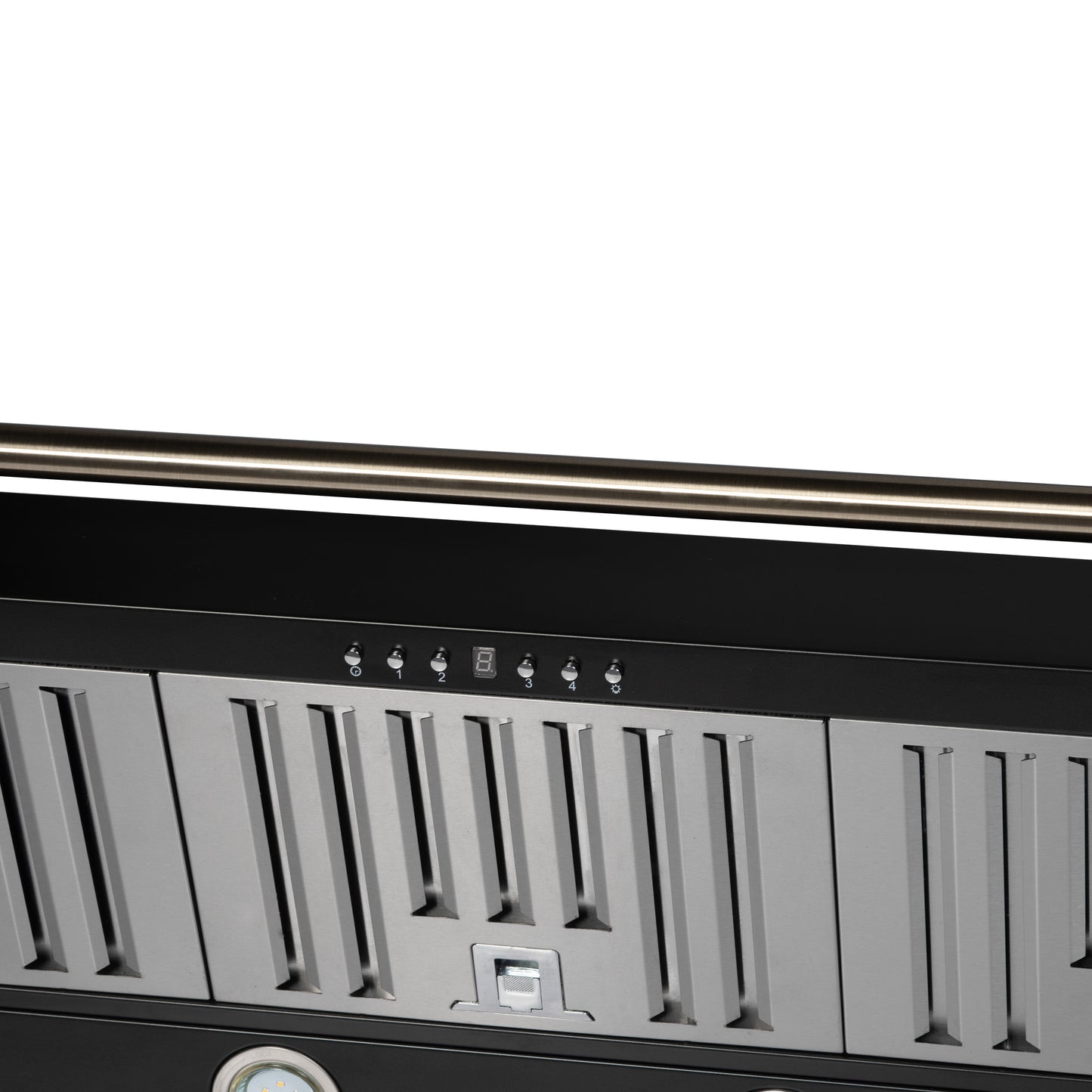 Forno Aria 48 Inch Wall-Mounted Range Hood in Black