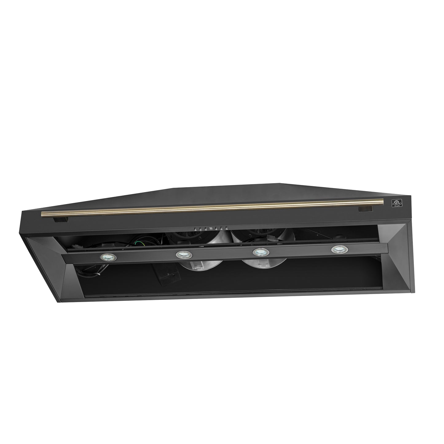 Forno Aria 60 Inch Wall-Mounted Range Hood in Black