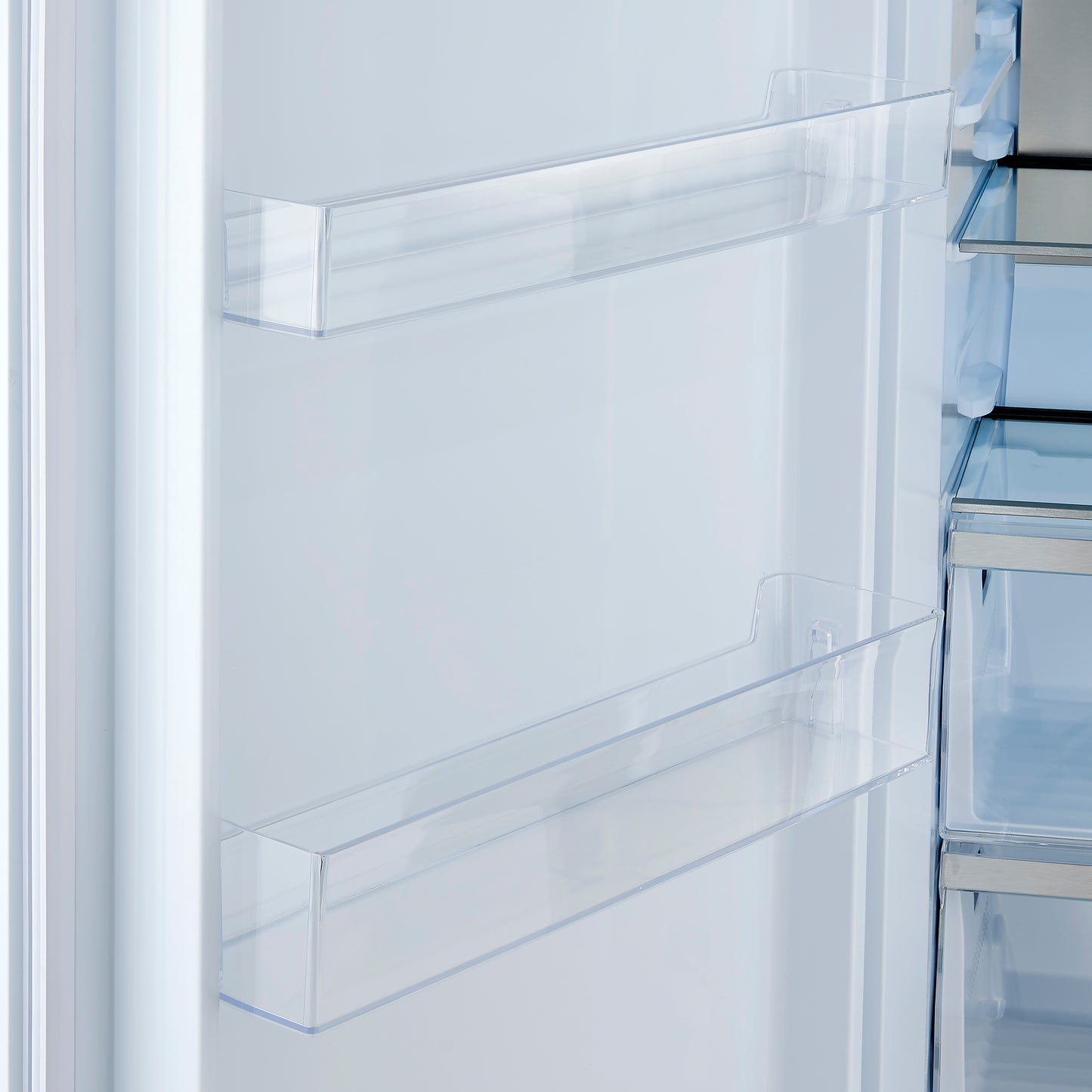 Forno Maderno 2-28-Inch Wide Convertible Refrigerator/Freezer in White, Decorative Trim, 27.2 cu.ft, 84-Inch High, ENERGY STAR Certified