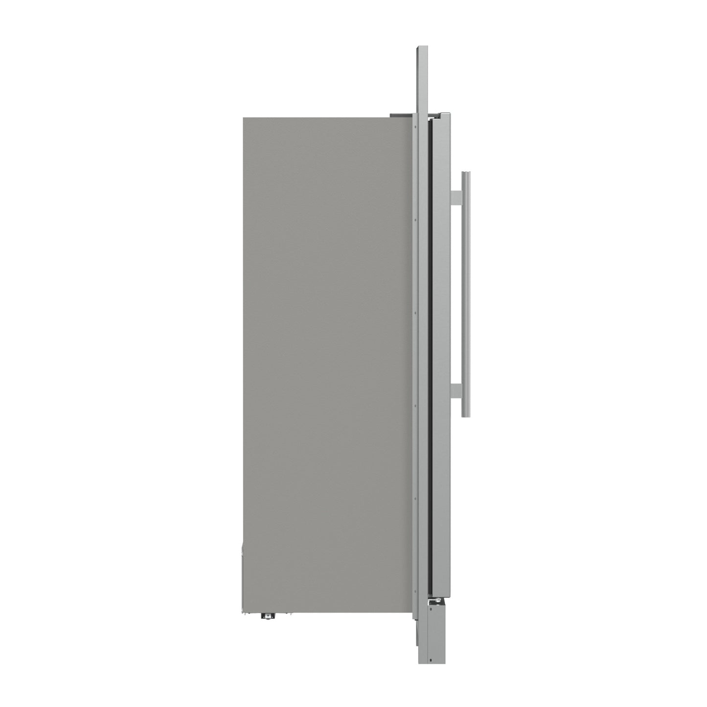 Forno Fortezza 32 Inch Right-Swing Convertible Refrigerator/Freezer with Trim Kit, Stainless Steel, Total No Frost