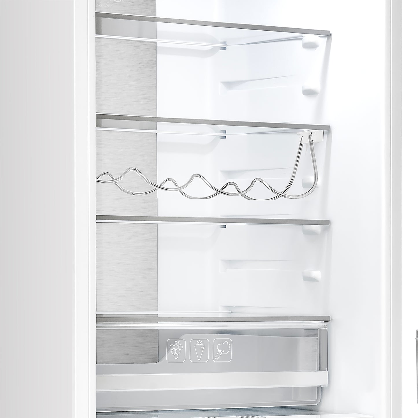 Forno Rivestito 22 Inch Panel Ready Bottom Freezer Refrigerator, 8.6 cu. ft., Total No Frost,  Fast Cool & Fast Freeze
