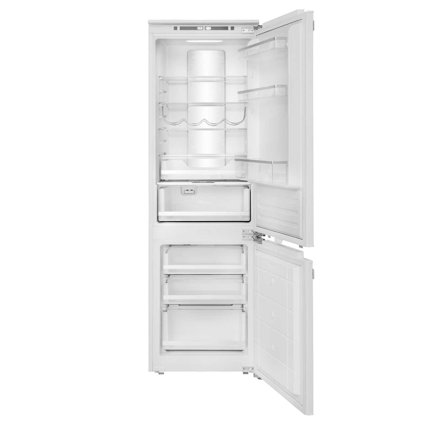 Forno Rivestito 22 Inch Panel Ready Bottom Freezer Refrigerator, 8.6 cu. ft., Total No Frost,  Fast Cool & Fast Freeze