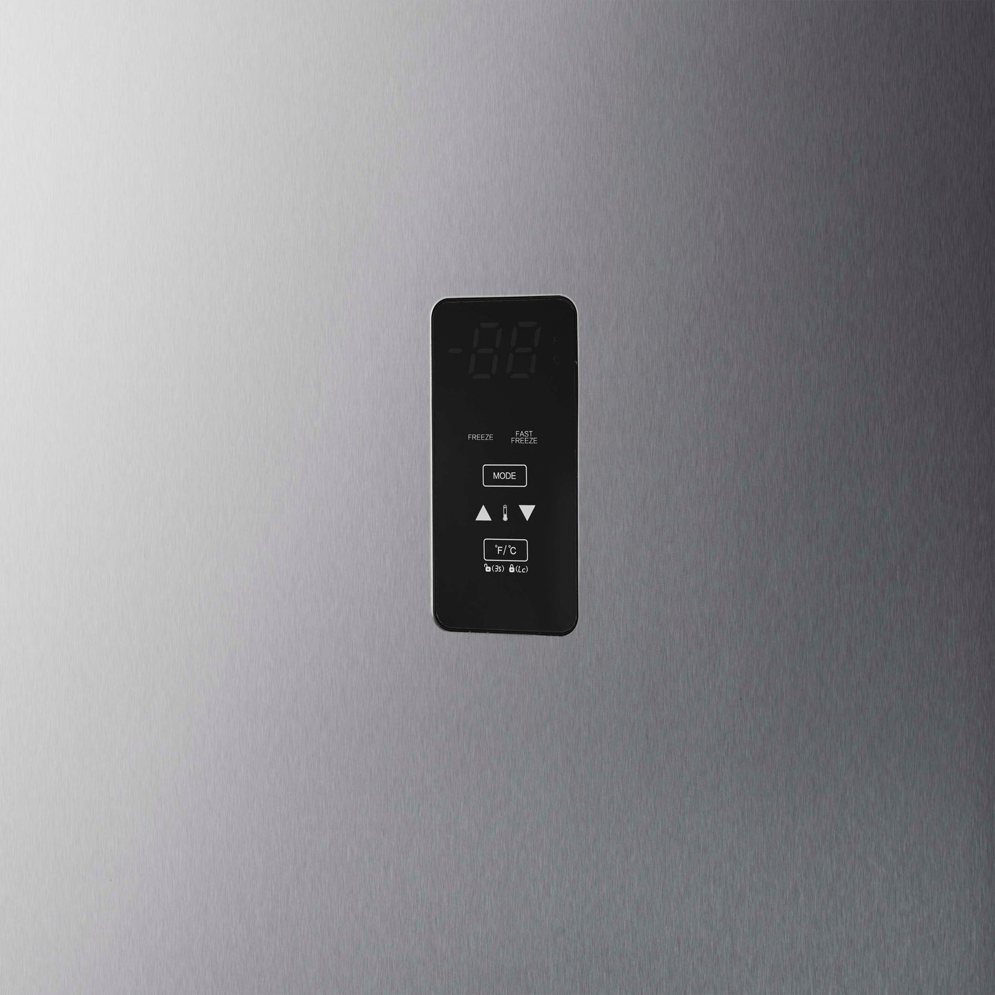 Forno Fortezza 32 Inch Left-Swing Freezer with Standard Trim Grill, Stainless Steel, with Automatic Ice Maker