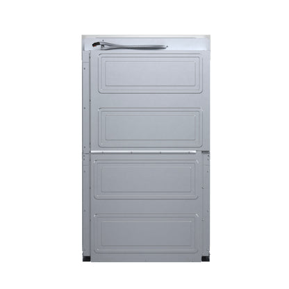 Forno Gallico 30-Inch Electric French Door Double Oven, Stainless Steel, Convection Cooking, Touch Control Panel, Self-Cleaning Function