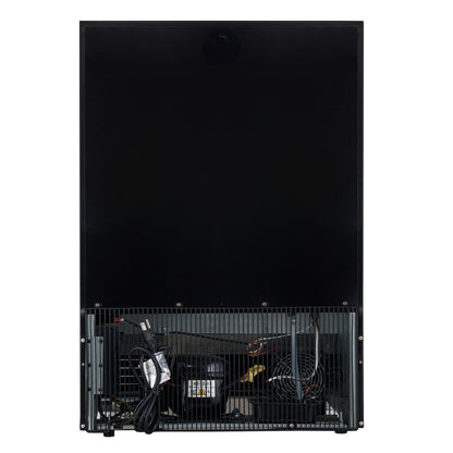 Forno Bacchino 24 Inch Wine Cooler, Stainless Steel, with LED Lighting, Triple Glass Door, 51 Bottle Capacity, Built-In or Freestanding